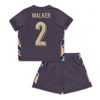 England Kyle Walker #2 Replica Away Minikit Euro 2024 Short Sleeve (+ pants)